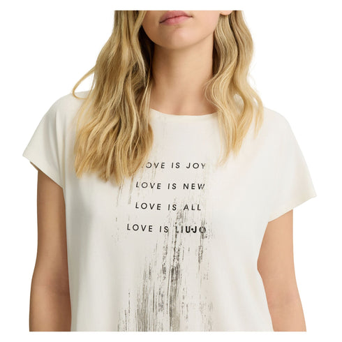 Liu Jo T-shirt T-shirt Donna con stampa laminata S - Francavilla Moda